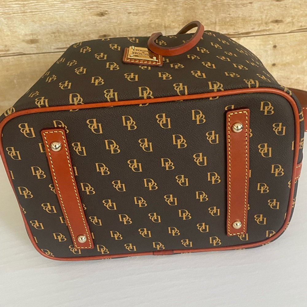 Dooney & Bourke Bucket Bag, Gretta Drawstring Color: Brown - Picture 4 of 11